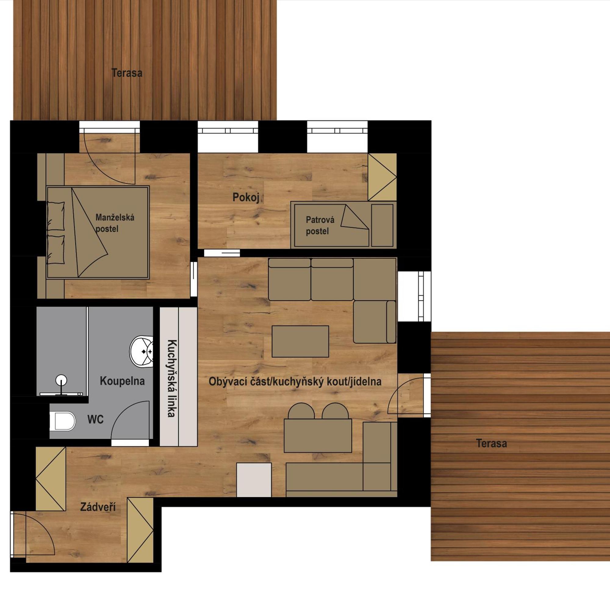 Apartmany Barth Holiday - Rezidence Maj Pec pod Sněžkou Værelse billede